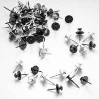 60Pack Double Headed Picture Hanging Nails, Picture Nails, Tacks for Wall Hangings, Wall Pins for Hanging