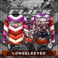 [In stock] 2023 design shirt click longsleeves (full honda  sublimation) 3d cycling jersey sportswear long sleeve ，Contact the seller for personalized customization of the name