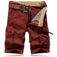 XIAOYULU Size 29-40 Mens Summer Pockets Cargo Short Pants Fit Combat Trousers