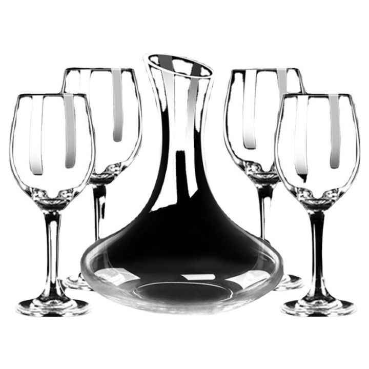 เครื่องแก้ว-แก้วไวน์แดง-ชุดแว่นตาแก้วไวน์-ชุดขวด-ของใช้ในครัวเรือนชุดไวน์-factoryqianfun