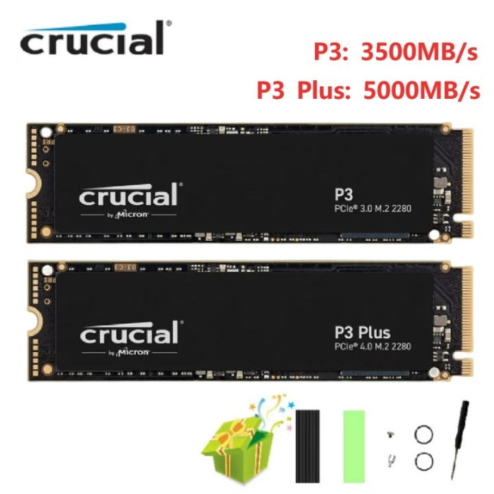 SSD Crucial nvme 500go P3 Plus
