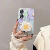 ขายดี เคส Case Honor 90 90 Lite X8a X8 X6 X5 4G 5G Huawei Nova Y71 เคส ใหม่ เคสโทรศัพท์ ภาพวาดสีน้ำมันแฟชั่นดอกไม้ย้อนยุคซิลิโคนกรอบนิ่มป้องกันการตกพร้อม2023ตั้งเงา