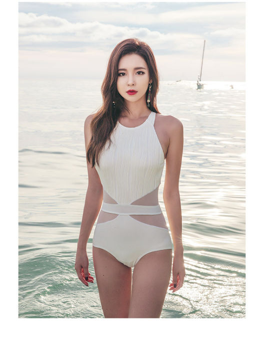 แฟชั่นเกาหลีผู้หญิง-2สี-บิกินี่-bikini-เซ็กซี่-ผ้าเนื้อดี-วันพีซ-2693