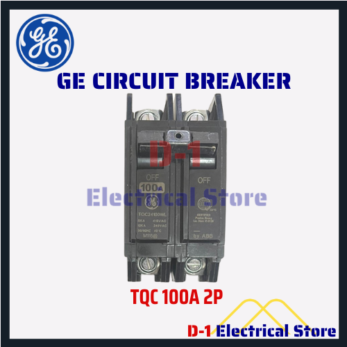 GE Circuit Breaker 100A TQC 2P | Lazada PH