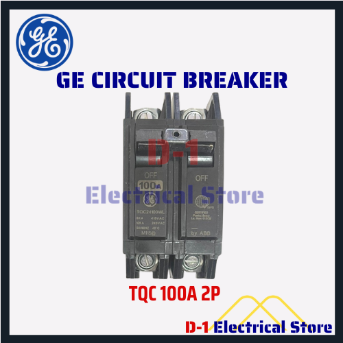 GE Circuit Breaker 100A TQC 2P Lazada PH