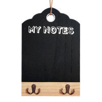 Office Entryway Practical Message Board School Supplies Wall Mounted Kitchen Home Decor Wordpad With Hooks Hanging Blackboard