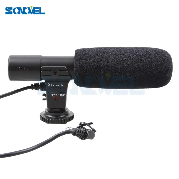Mic01 Professional Camera External Stereo Microphone For Nikon D7500
