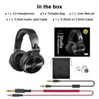 Oneodio Pro-50 Wired Studio Headphones Stereo Professional DJ Headphone with Microphone Over Ear Monitor Earphones Bass Headsets