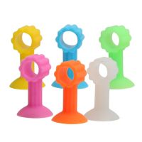 Silicone Plastic Waterproof Door Handle Collision Avoidance Door Stop Sucking Stopper 6pcs Decorative Door Stops