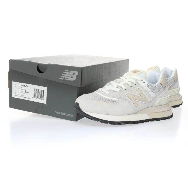 hot-new-original-nb-u-574-white-gray-breathable-shock-absorption-running-shoes