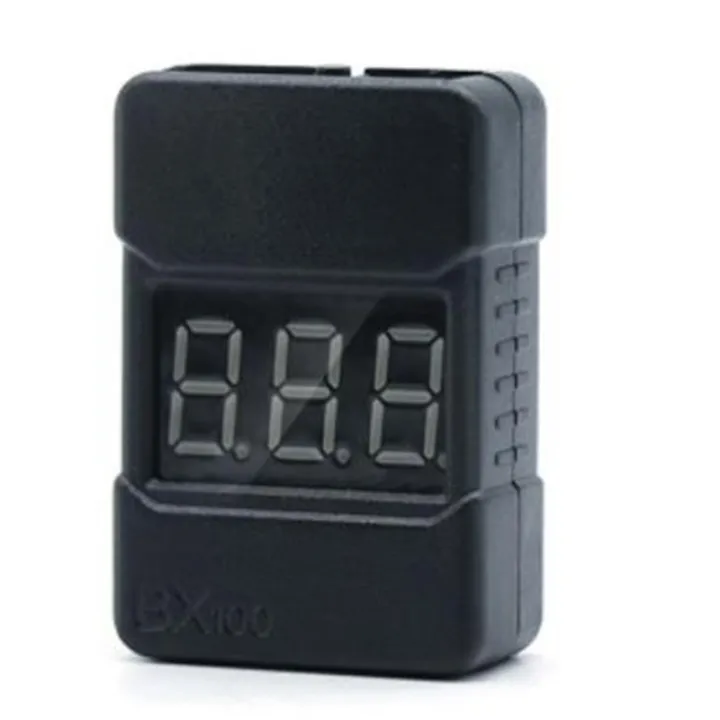 BX100 LED Display Lipo Battery Tester Low Voltage Buzzer Alarm with ABS