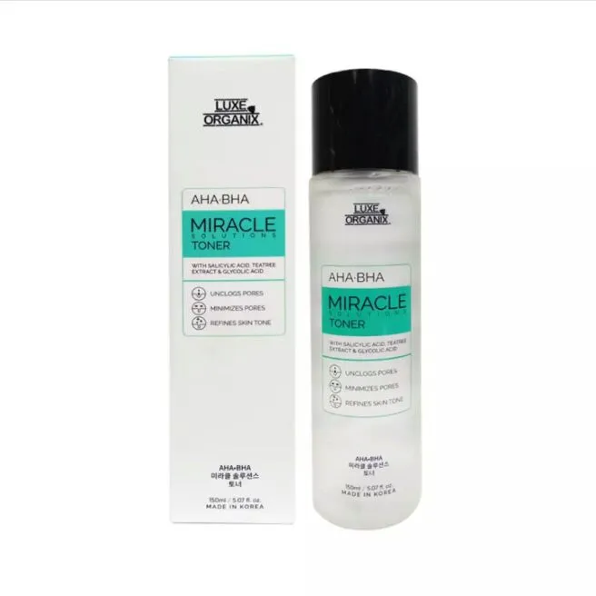 LUXE ORGANIX AHA-BHA Miracle Solutions Toner 150ml | Lazada PH