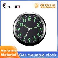 ☜▨ Podofo Car Clock Luminous Mini Car decoration schedule Quartz Clocks Auto Ornament Car Accessories Gifts