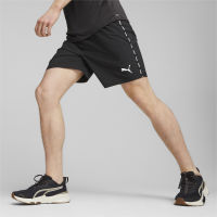 PUMA TRAINING - กางเกงเทรนนิ่งขาสั้นผู้ชาย PUMA Fit 7 นิ้ว Training Shorts สีดำ - APP - 52417901