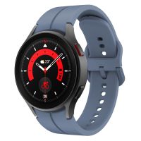 【พร้อมในสต็อก】หัวเข็มขัดซิลิโคนสายนาฬิกาข้อมือสีสันสดใสสำหรับ Samsung Galaxy Watch 5ขนาด40มม./44มม. (สีขาว)