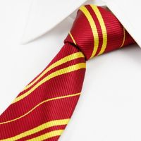 College Boys Stripe Red Neck Ties Navy Yellow Green Slim Tie for Men