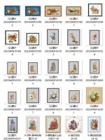 【CC】 city cross stitch kit girl long hair design 18ct 14ct 25ct linen flaxen embroidery needlework