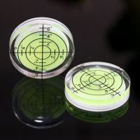 Mini Spirit Level Surface Round Tile Bubble Bullseye Caravan Clear Acrylic Green/White/Blue Leveller 32mm X 7mm