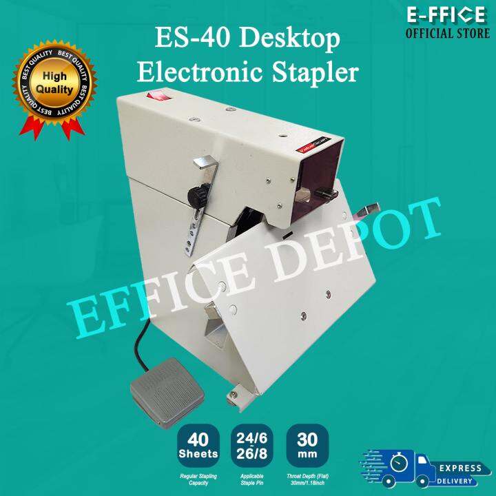 Effice Depot ES40 heavy duty desktop electric stapler machine Lazada