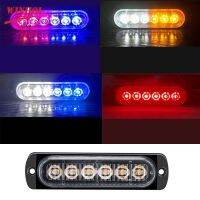 【CW】♠❡¤  6 Automotivo Grille Warning Strobe 12-24V Flashing Lamp Trucks Car Emergency