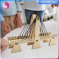 ชุดทดลองทางวิทยาศาสตร์ Dolity ชุด DIY สายเชื่อมสะพานตุ๊กตาไม้ของเล่นก่อสร้าง