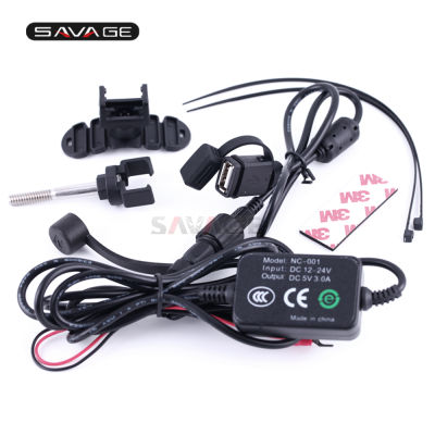 12V-24V USB Charger Port Charging for Mobile Phone GPS Navigation Motorcycle Accessories Waterproof USB Charge Outlet