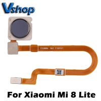 สําหรับ Mi 8 Lite Fingerprint Sensor Flex Cable สําหรับชิ้นส่วนอะไหล่โทรศัพท์มือถือ Xiaomi Mi 8 Lite