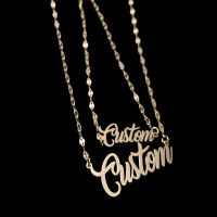 HotCustom ชื่อผู้หญิงแฟชั่นสแตนเลสสร้อยคอสร้อยข้อมือส่วนบุคคลตัวอักษรจี้ Choker ชุดเครื่องประดับ Holiday Party Gift