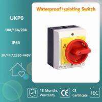 4pole 6A 10A 16A 20A 25A 3pole 32A 440V ELectric IP65 UK Isolator Switch Waterproof Switch ON OFF Disconnecting Switches