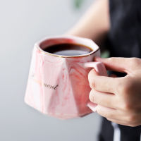 Luxury Pink Gold Mr Mrs Ceramic Marble Coffee Mug Cup Wedding Bridal Couples Lovers Gifts Mug Porcelain Milk Tea Breakfast Cup