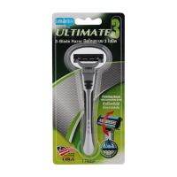 [Hot Deal] Free delivery จัดส่งฟรี Smarter Ultimate 3 Razor with Pivoting Head 1pcs. Cash on delivery เก็บเงินปลายทาง