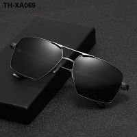 The new summer 2023 polarized sunglasses men factory shade is prevented bask black