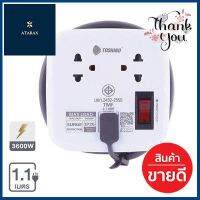 ปลั๊กไฟ 2 ช่อง 2 USB 2.1A VCT3x1 TOSHINO รุ่น XP-16A ความยาว 1.1 เมตร สีขาว **คุณภาพดี**