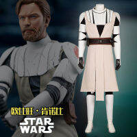 จุดยา สตาร์วอร์ส c รับใช้เจได Obiwan Armor Edition เต็ม cos เสื้อผ้า cosplay ชุดเต็มสำหรับผู้ชาย