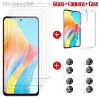 For OPPO A98 Glass OPPO A98 Tempered Glass Full Glue Cover Screen Protector For OPPO F23 Lens Film