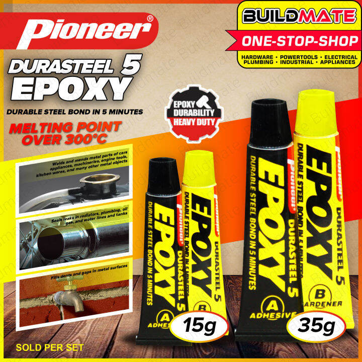 PIONEER Durasteel Five Epoxy 15G Strip 35G Tube [SOLD PER SET] Epoxy