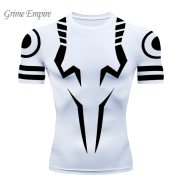 Anime Jujutsu Kaisen Compression T Shirt Men 3D Print Sukuna Breathable