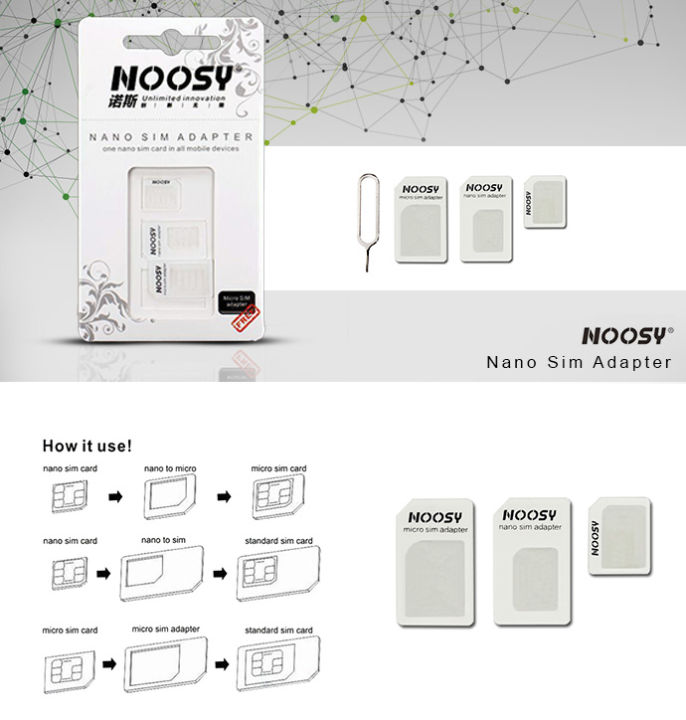 no-5-nano-sim-adapter-ชุดแปลงนาโนซิมการ์ด-เข็มจิ้มถาดซิม-ถาดซิม-นาโนซิม-ซิมการ์ด-แปลงซิม