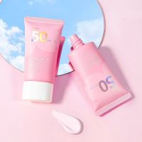 LAIKOU SPF50 Summer Japanese Sakura Sunscreen Facial Sun Block Isolation Lotion Cream Bleaching Facial Skin Care Product 50g