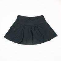 BLACK SKIRTED SHORTS