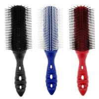 9 Row Anti-static Hair Styling Comb Soft Tooth Smooth Hair Brush Hairbrush Straight Curly Detangle Hair Brush Hair Combs
