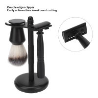 Manual Beard Trimmer Kit Double Edge Manual Clipper Holder Base Alloy for Daily for Male