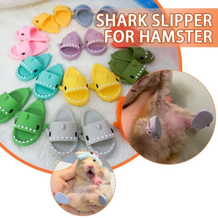 1pair-mini-shark-slipper-silicone-pet-hamster-hedgehog-slipper-shoes-shark-fun-f6b0