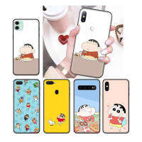 311NO Crayon Shinchan อ่อนนุ่ม Black ซิลิโคน ปก หรับ iPhone G31 Moto G41 G22 G42 13 14 G51 G52 12 G1000 G71 Max Plus Mini Pro เคสโทรศัพท์