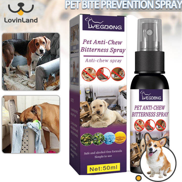 Lovinland Bitter Spray For Dog To Stop Chewing Pet Corrector Spray Stop