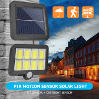 กันน้ำ PIR Motion Sensor สวนไฟถนน LED พลังงานแสงอาทิตย์กลางแจ้งโคมไฟติดผนังพลังงานแสงอาทิตย์แผงโคมไฟติดผนังไฟตกแต่ง