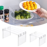 【CC】 Transparent Assemble Fridge Shelf Divider Saving Rack Refrigerator Storage Organizer