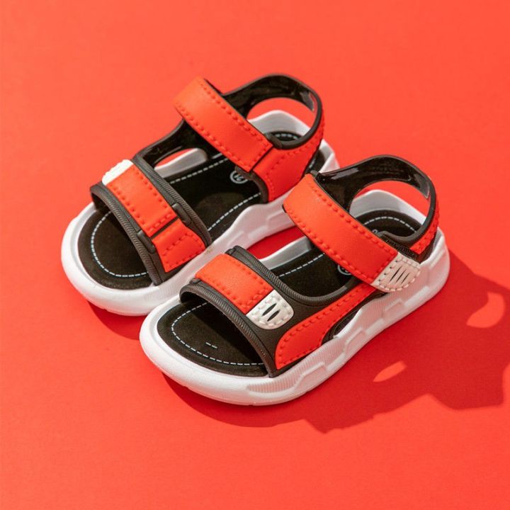 cod-2021-korean-fashion-rubber-kids-sandals-beach-summer-boys-and-gilrs-casual-comfortable-sandals
