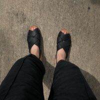 Copse รองเท้าหนัง Willow Sandal - Black (women)