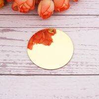 【CC】❁♈  50 Pieces Diameter Round Mirror Sticker Mirrors Kids Room Accessory Supplies Children Gifts